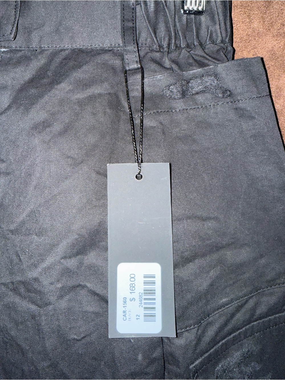 Carmar Black Distressed Cargo Mini Skirt - Picture 5 of 7